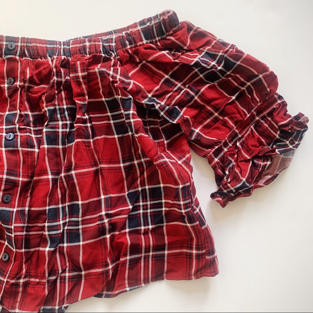 Plaid Crop Top